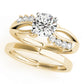 Bypass Peg Head Engagement Ring