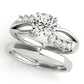 Bypass Peg Head Engagement Ring