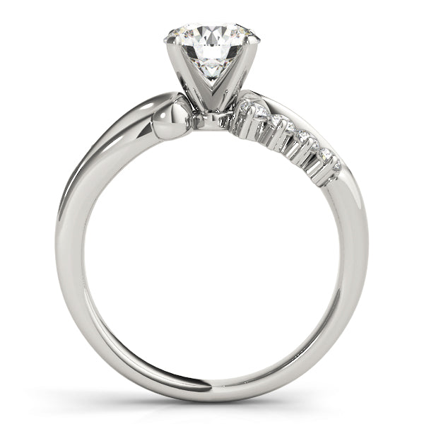 Bypass Peg Head Engagement Ring