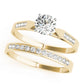 Single Row Channel Set Engagement Ring