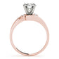 Solitaire Split Shank Engagement Ring