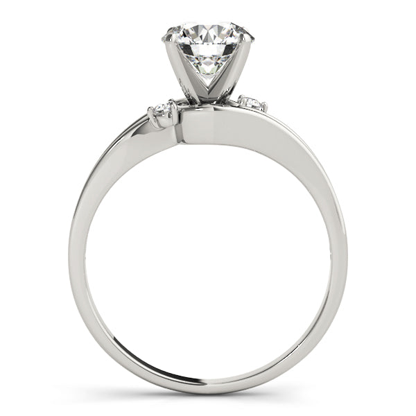 Solitaire Split Shank Engagement Ring