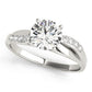Bypass Split Shank Engagement Ring