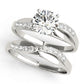 Bypass Split Shank Engagement Ring