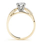 Bypass Split Shank Engagement Ring