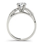 Bypass Split Shank Engagement Ring