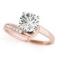 Bypass Channel Set Engagement Ring