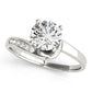 Bypass Channel Set Engagement Ring