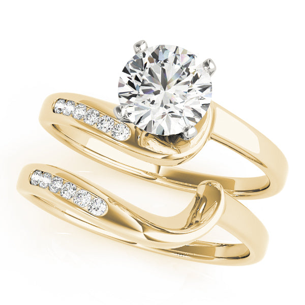 Bypass Channel Set Engagement Ring