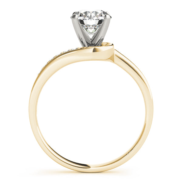 Bypass Channel Set Engagement Ring