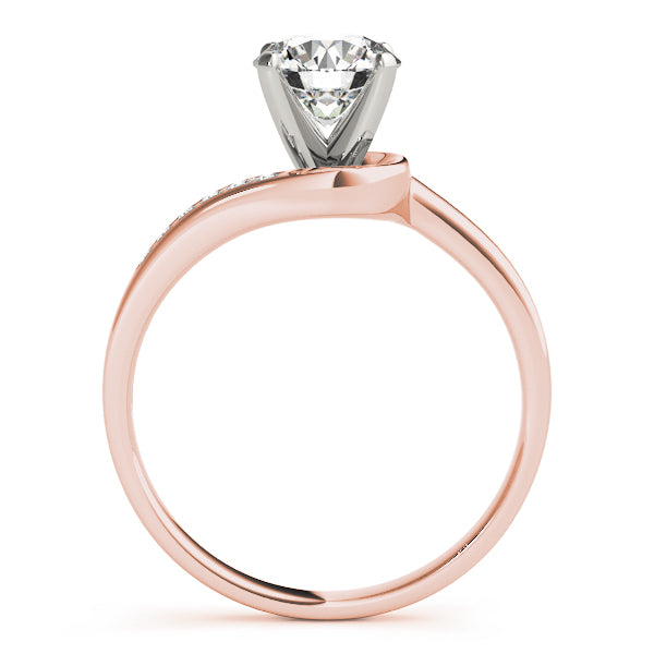 Bypass Channel Set Engagement Ring