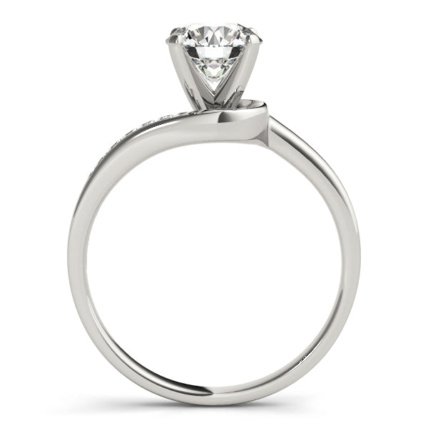 Bypass Channel Set Engagement Ring