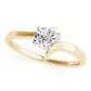 Bypass Peg Head Engagement Ring
