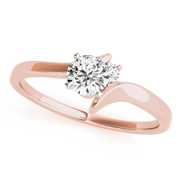 Bypass Peg Head Engagement Ring