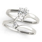 Bypass Peg Head Engagement Ring