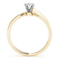 Bypass Peg Head Engagement Ring