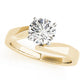 Solitaire Peg Head Engagement Rings