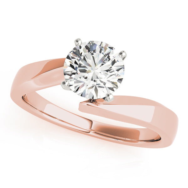 Solitaire Peg Head Engagement Rings