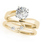 Solitaire Peg Head Engagement Rings