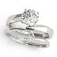 Solitaire Peg Head Engagement Rings
