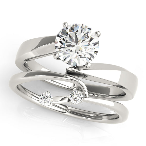 Solitaire Peg Head Engagement Rings