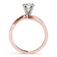 Solitaire Peg Head Engagement Rings