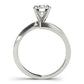 Solitaire Peg Head Engagement Rings