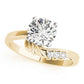 Bypass Peg Head Engagement Ring