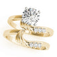 Bypass Peg Head Engagement Ring