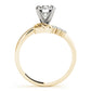 Bypass Peg Head Engagement Ring