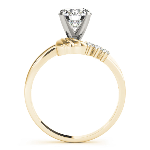 Bypass Peg Head Engagement Ring