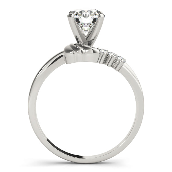 Bypass Peg Head Engagement Ring