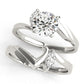 Bypass Peg Head Engagement Ring