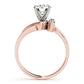 Bypass Peg Head Engagement Ring