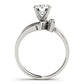 Bypass Peg Head Engagement Ring