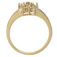 Halo Peg Head Engagement Ring