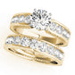 Antique Channel Set Peg Head Engagement Ring