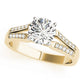 Split Shank Peg Head Engagement Ring
