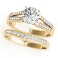 Split Shank Peg Head Engagement Ring