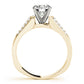 Split Shank Peg Head Engagement Ring