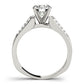 Split Shank Peg Head Engagement Ring