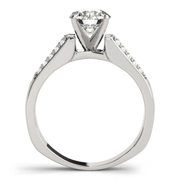 Split Shank Peg Head Engagement Ring