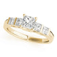Channel Set Princess Cut Engagement Ring