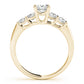 Channel Set Princess Cut Engagement Ring