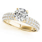 Round Pavé Engagement Ring