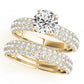 Round Pavé Engagement Ring