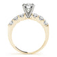 Single Row Shared-Prong Engagement Ring