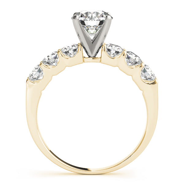 Single Row Shared-Prong Engagement Ring