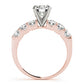 Single Row Shared-Prong Engagement Ring