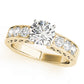 Channel Set Single Row Engagement Ring